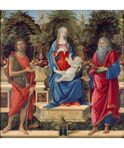 Sandro Botticelli, Maria mit Kind und den beiden Johannes