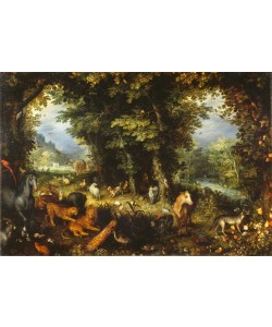 Jan Brueghel der Ältere, Das irdische Paradis