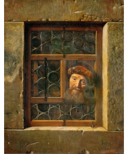 Samuel van Hoogstraaten, Mann am Fenster