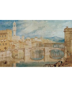 JOSEPH MALLORD WILLIAM TURNER, Florenz vom Ponte alla Carraia aus gesehen