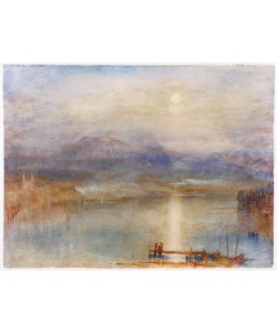 JOSEPH MALLORD WILLIAM TURNER, Mondschein über dem Vierwaldstätter See vor der Kulisse des