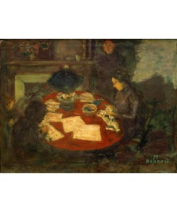 Pierre Bonnard, Unter der Lampe