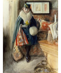 Carl Larsson, Porträt von Anne Marie Warburg