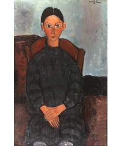 Amedeo Modigliani, La fillette au tablier noir