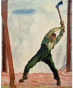 Ferdinand Hodler, Der Holzfäller