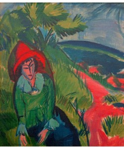 Ernst Ludwig Kirchner, Erna auf Fehmarn