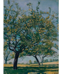 Ferdinand Hodler, Hofstatt mit Apfelbäumen