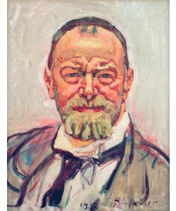 Ferdinand Hodler, Selbstbildnis, lächelnd