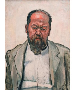 Ferdinand Hodler, Bildnis Matthias Morhardt, Halbfigur