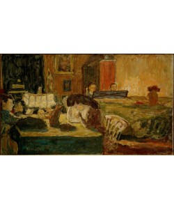 Pierre Bonnard, La soirée au salon (Famille Terrasse)