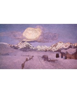 Giovanni Segantini, Tod (Alpen-Triptychon)