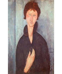 Amedeo Modigliani, Woman with blue eyes