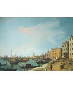 Giovanni Antonio Canaletto, Riva degli Schiavoni in the direction of San Marco, Venice