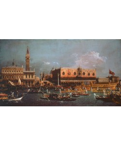 Giovanni Antonio Canaletto, Bucintoro at the Molo on Ascension Day