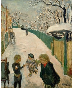Pierre Bonnard, Jeux d’enfants dans la neige / La Rue