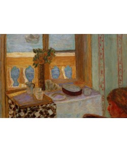 Pierre Bonnard, Intérieur au balcon / Intérieur clair / Femme près d’une fenêtre / Fenêtre ouvert sur la mer (Antibes)