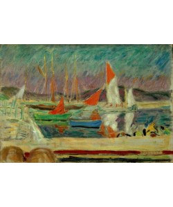 Pierre Bonnard, Voiliers dans le port de Saint-Tropez