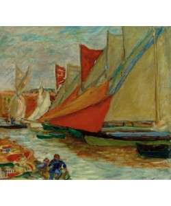 Pierre Bonnard, Voiles au sec / Les voiliers à Cannes
