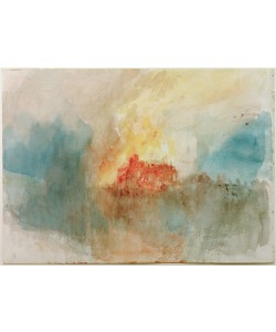 JOSEPH MALLORD WILLIAM TURNER, The Burning of the Houses of Parliament