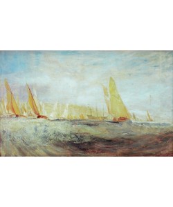 JOSEPH MALLORD WILLIAM TURNER, Sketch for ‘East Cowes Castle: The Regatta beating to Windw