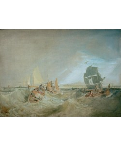 JOSEPH MALLORD WILLIAM TURNER, Shipping at the Mouth of the Thames