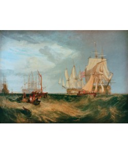 JOSEPH MALLORD WILLIAM TURNER, Spithead: Boat’s Crew recovering an Anchor
