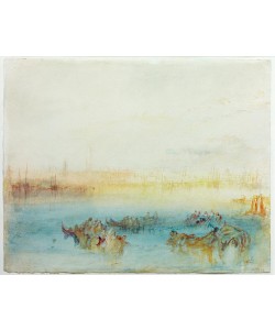 JOSEPH MALLORD WILLIAM TURNER, Venice: The Riva degli Schiavoni from the Channel to the Li