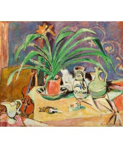 Oskar Moll, Stillleben mit blühender Amarayllis