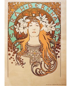 Alfons Mucha, Sarah Bernhardt 
