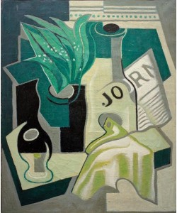 Juan Gris, Vase mit Maiglöckchen