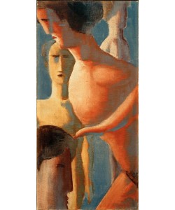 Oskar Schlemmer, Kleine Komposition II, Gelbrote Gruppe