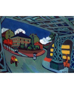 Ernst Ludwig Kirchner, Eisenbahnunterführung Löbtauer Straße in Dresden