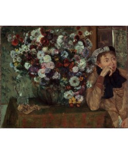 Edgar Degas, La Femme aux chrysanthemes