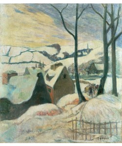 Paul Gauguin, Village sous la neige