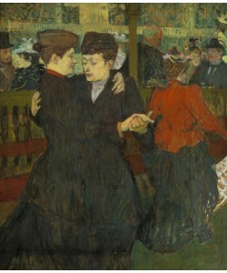 Henri de Toulouse-Lautrec, Au Moulin-Rouge. Les deux danseuses