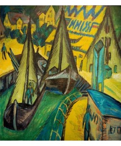 Ernst Ludwig Kirchner, Hafen von Burgstaaken