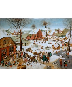 Pieter Brueghel der Jüngere, Volkszählung zu Bethlehem