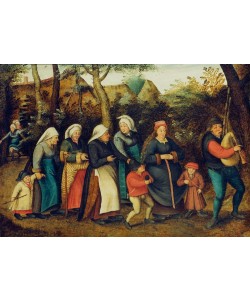 Pieter Brueghel der Jüngere, Zug der Braut zur Kirche