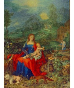 Jan Brueghel der Ältere, Maria mit den vielen Tieren