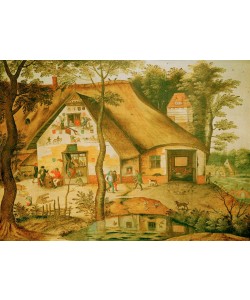 Pieter Brueghel der Jüngere, Das Wirtshaus St. Michael