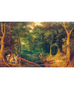 Jan Brueghel der Ältere, Überfall im Wald