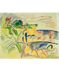 Ernst Ludwig Kirchner, Strandszene auf Fehmarn