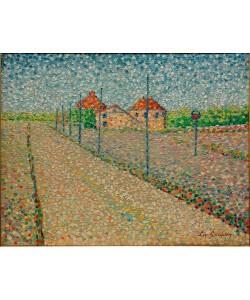 Leo Gausson, Paysage aux environs de Lagny 