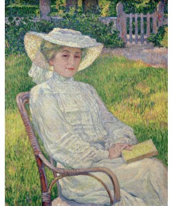 Theo van Rysselberghe, La dame en blanc 