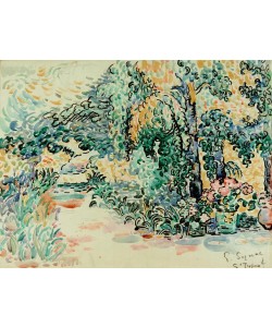 Paul Signac, Le jardin de la maison de l’artiste à Saint-Tropez