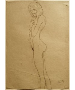 Gustav Klimt, Studie für die linke Gorgone im ‘Beethovenfries' 