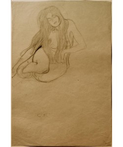 Gustav Klimt, Studie für die ‘Wollust’ im ‘Beethovenfries' 