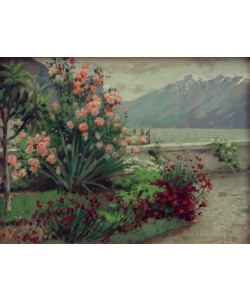 Melchior Lechter, Blumengarten im Frühling am Monte Baldo