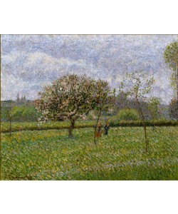 Camille Pissarro, Blühende Apfelbäume in Eragny