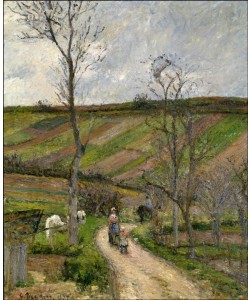 Camille Pissarro, Route du fond de l’Hermitage, Pontoise